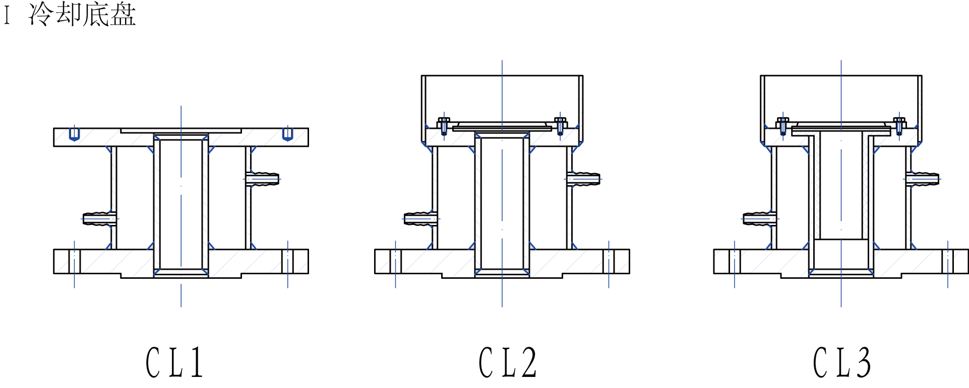攪拌設備機械密封冷卻底盤圖片